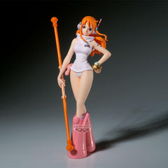 Banpresto Nami Egghead ver iconic pose side view ideal for display.