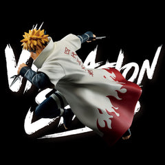 Banpresto Namikaze Minato II statue closeup shows craftsmanship.