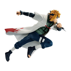 Banpresto Namikaze Minato II statue side angle highlights pose.