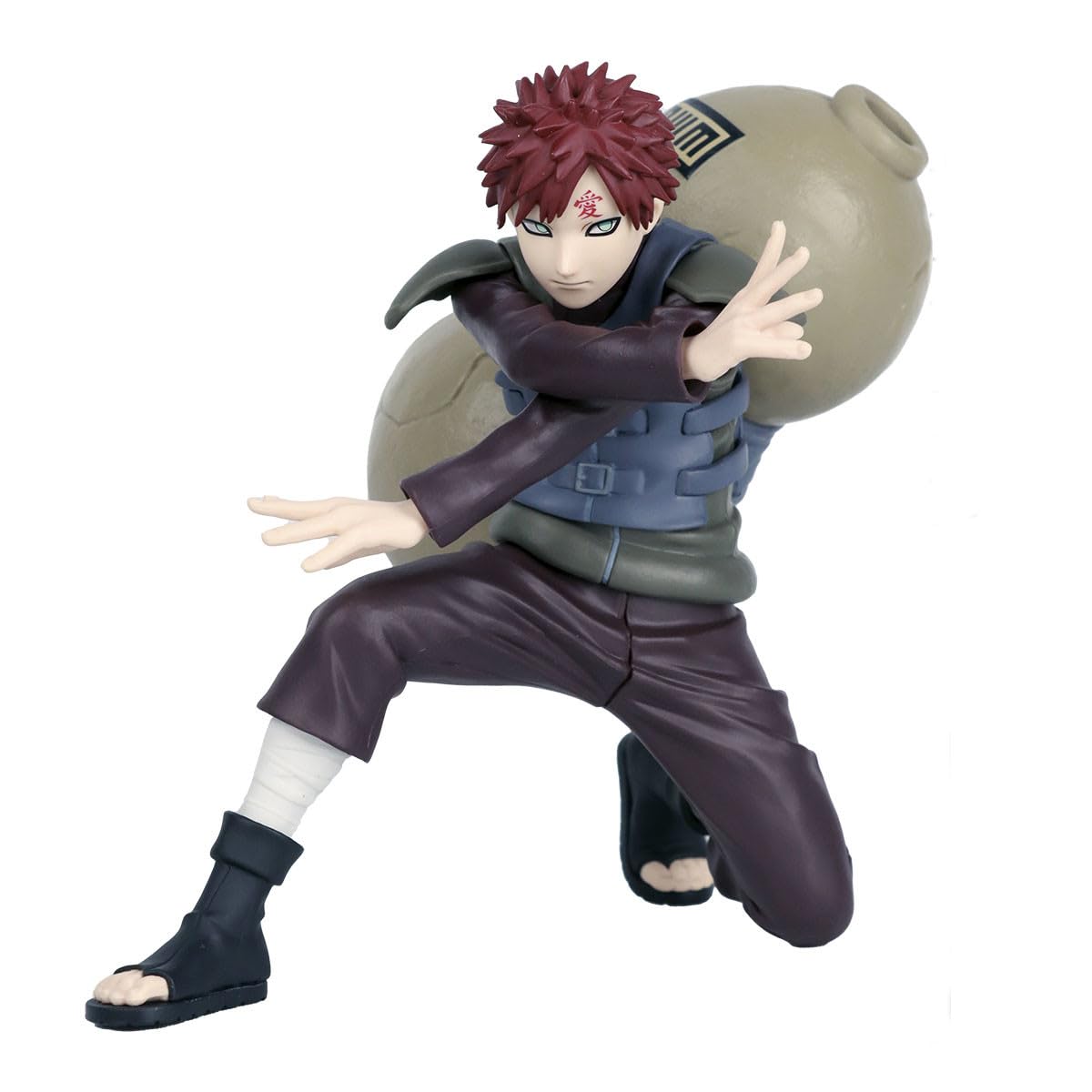 Banpresto Naruto Gaara II figure in dynamic pose for display