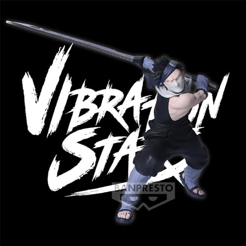 Close-up of Banpresto Zabuza figure showing dynamic hero pose