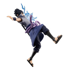 Banpresto Sasuke close-up showing detailed sculpt and subtle texture.