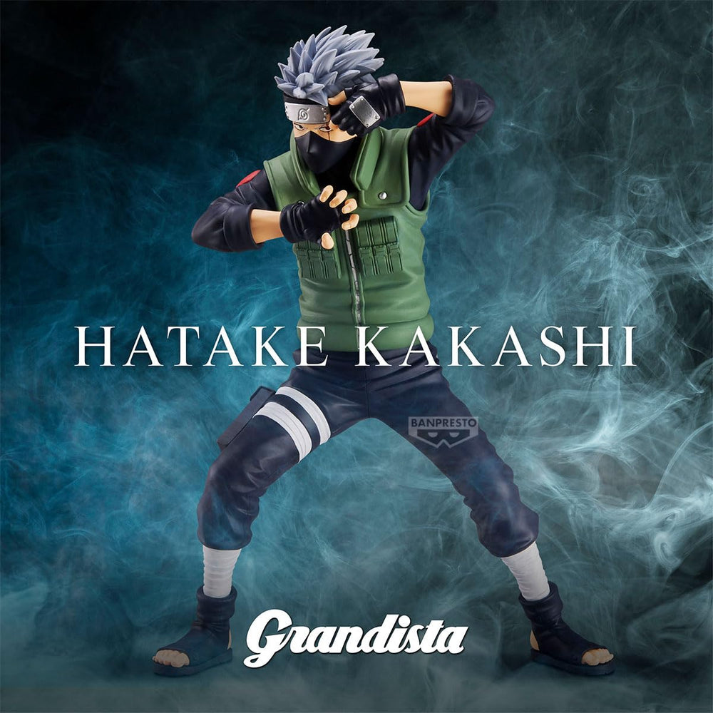 Banpresto Kakashi Grandista close-up sculpt detail for discerning collectors.