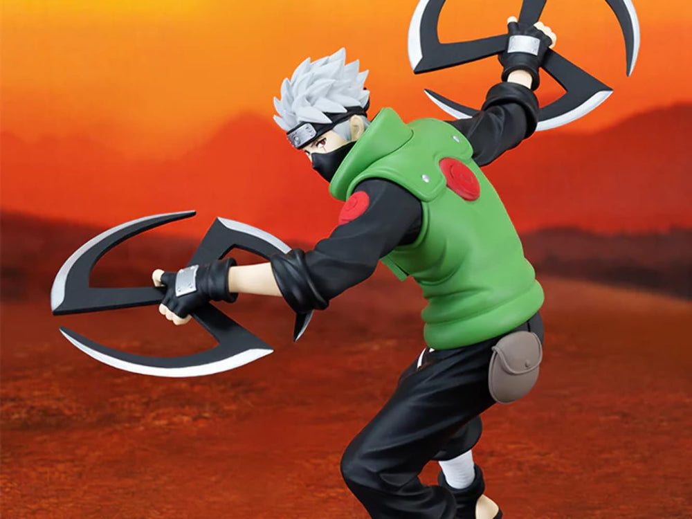 Banpresto Kakashi Narutop99 pose adds dynamic energy to your display.