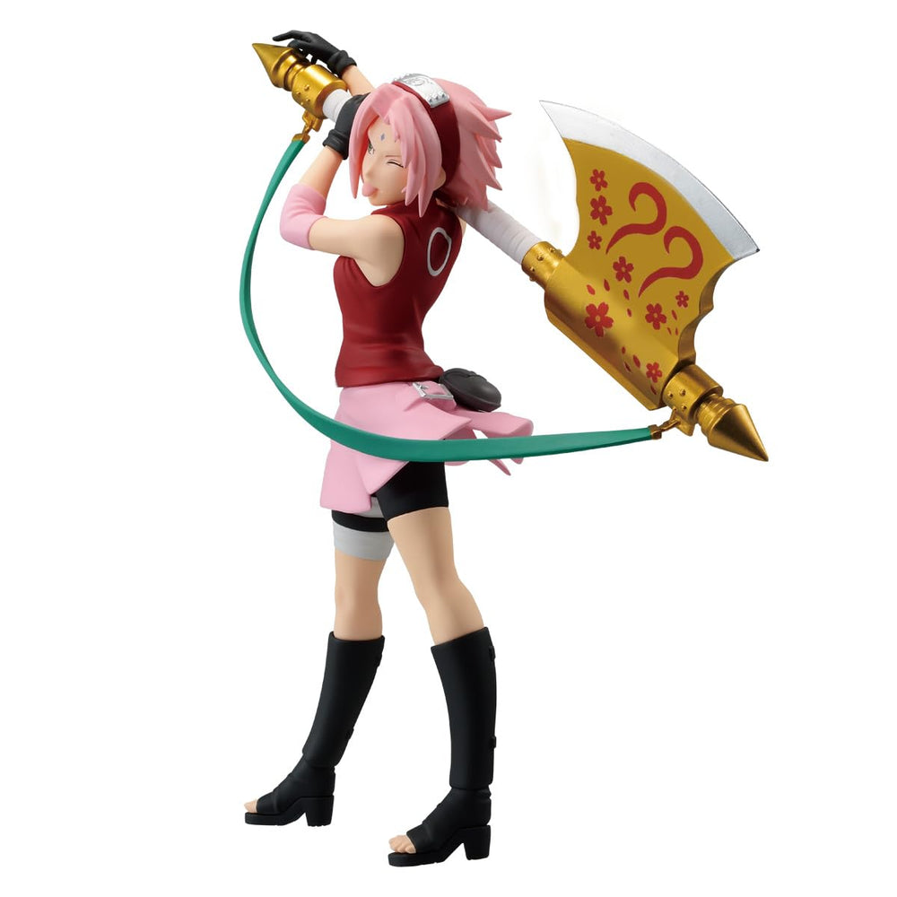 Official Bandai Namco license label on Sakura figure.