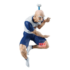 Banpresto Netero Vibration Stars figure on display stand highlights premium craftsmanship.