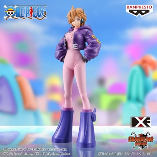 Banpresto Vegapunk Lilith Evil figure shown from the side, ideal for shelves.
