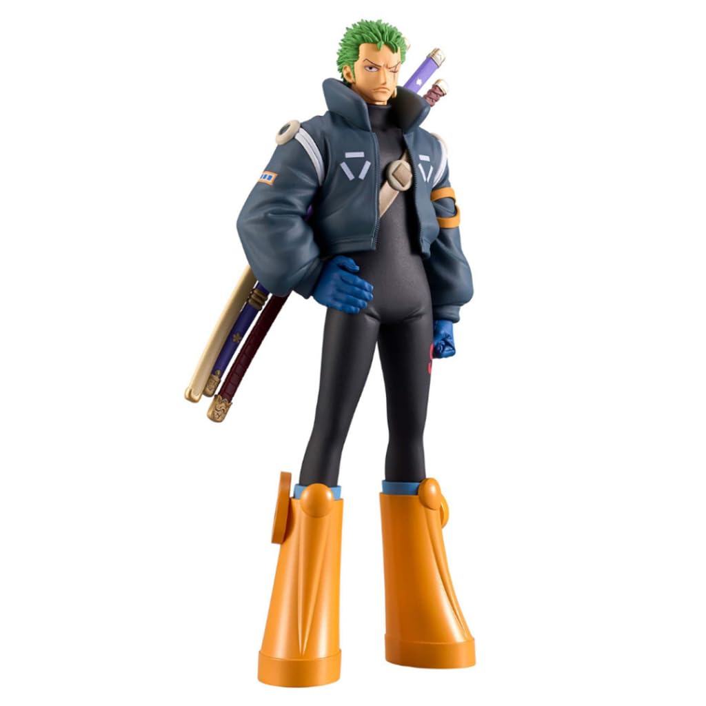 Banpresto One Piece Egghead Zoro DXF figure, ideal display piece for fans and collectors