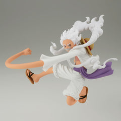 Banpresto One Piece Gear 5 Luffy packaging label on box.