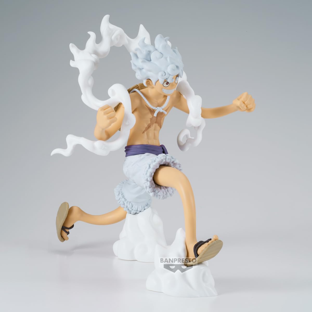 Banpresto Gear 5 Luffy head-detail—captures signature expression in high detail.