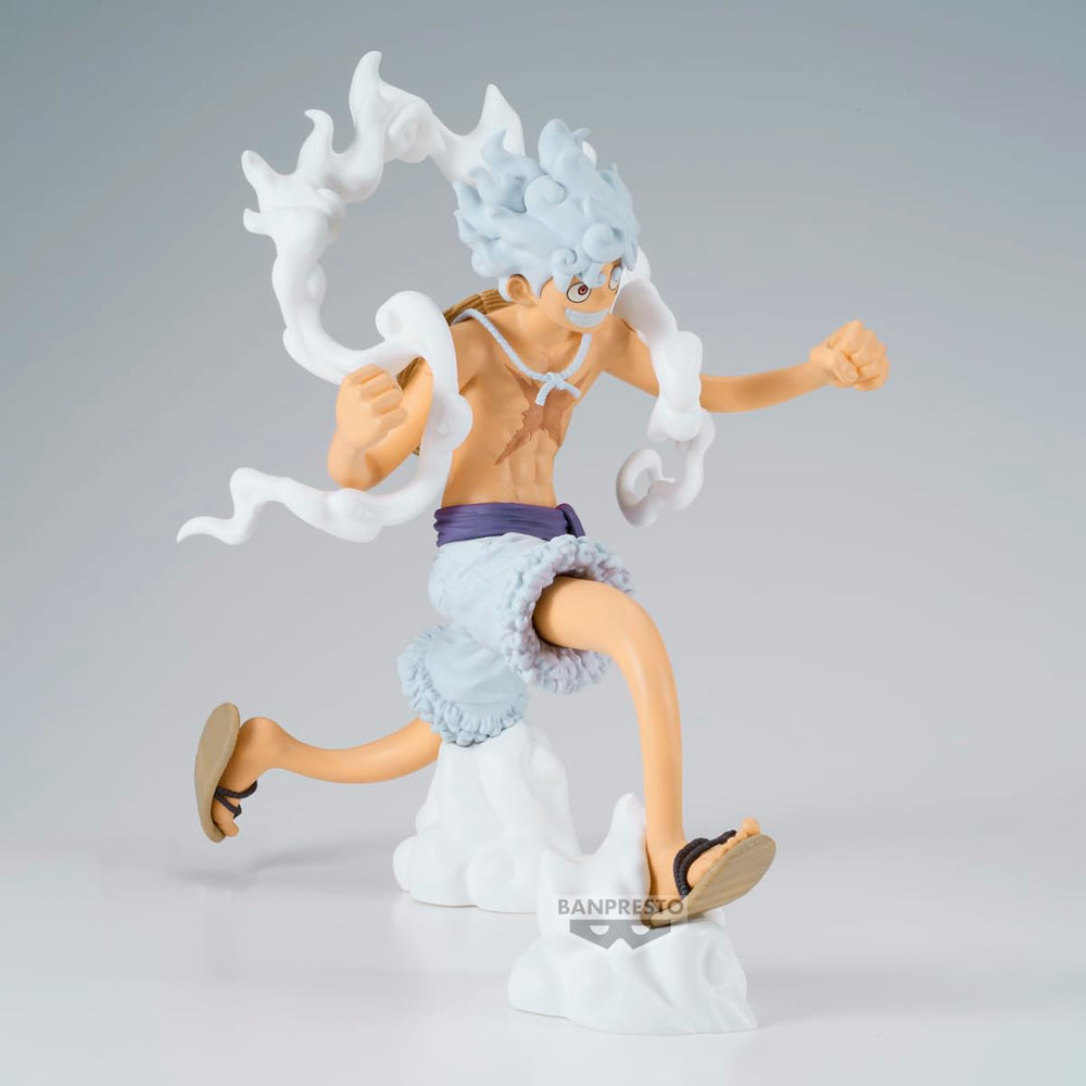Banpresto Gear 5 Luffy head-detail—captures signature expression in high detail.