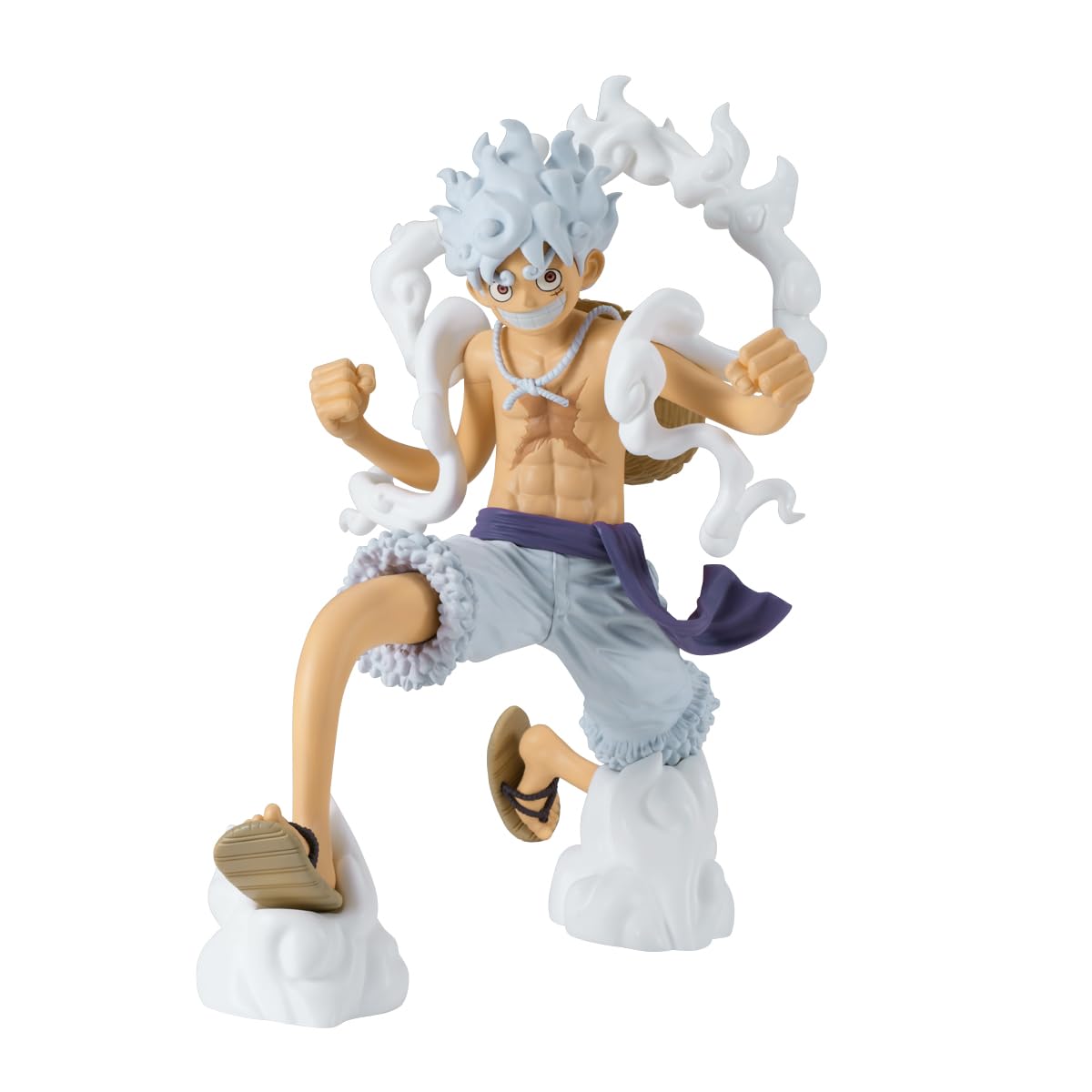 Banpresto One Piece Gear 5 Luffy portrait—ideal for desk display and collection.