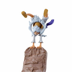 Banpresto Luffy Gear 5 vol2 figure displayed on a shelf.
