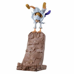 Banpresto One Piece Gear 5 Luffy vol2 figure, front view for desk display.