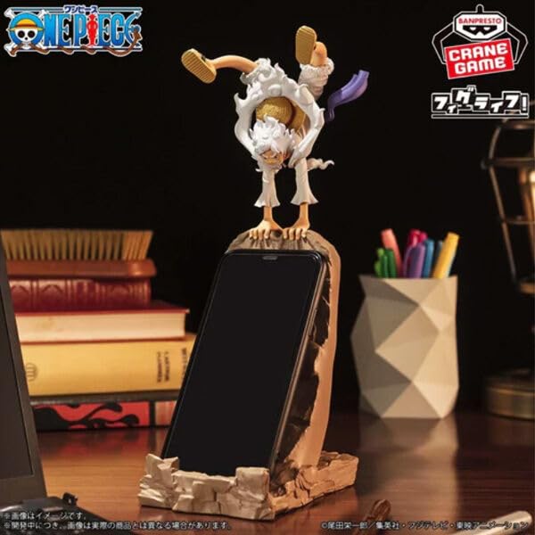 Banpresto One Piece Gear 5 Luffy vol2 figure with official licensing label.