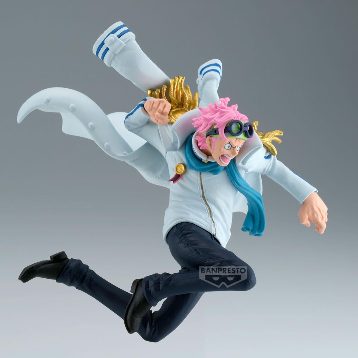 Koby Battle Record figure front-view highlighting dynamic pose for display centerpiece.
