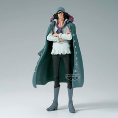 Banpresto Kuzan figure close-up detailing craftsmanship and pose accuracy.