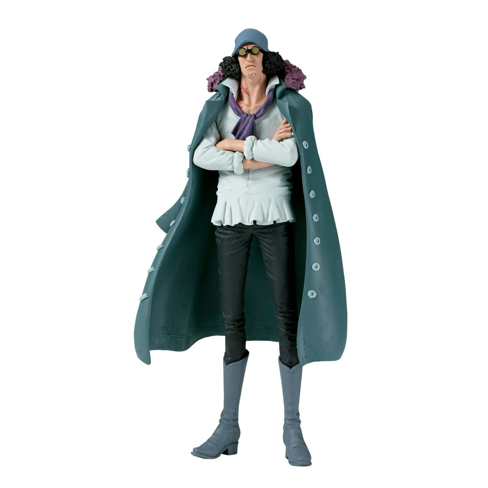 Banpresto Kuzan King of Artist figure front view for dynamic shelf display.