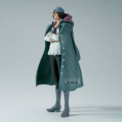 Banpresto King of Artist Kuzan packaging showing Bandai Namco licensing label.