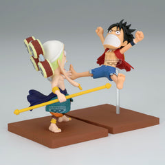 Banpresto officially licensed Luffy Enel figure for collectors and display spaces.