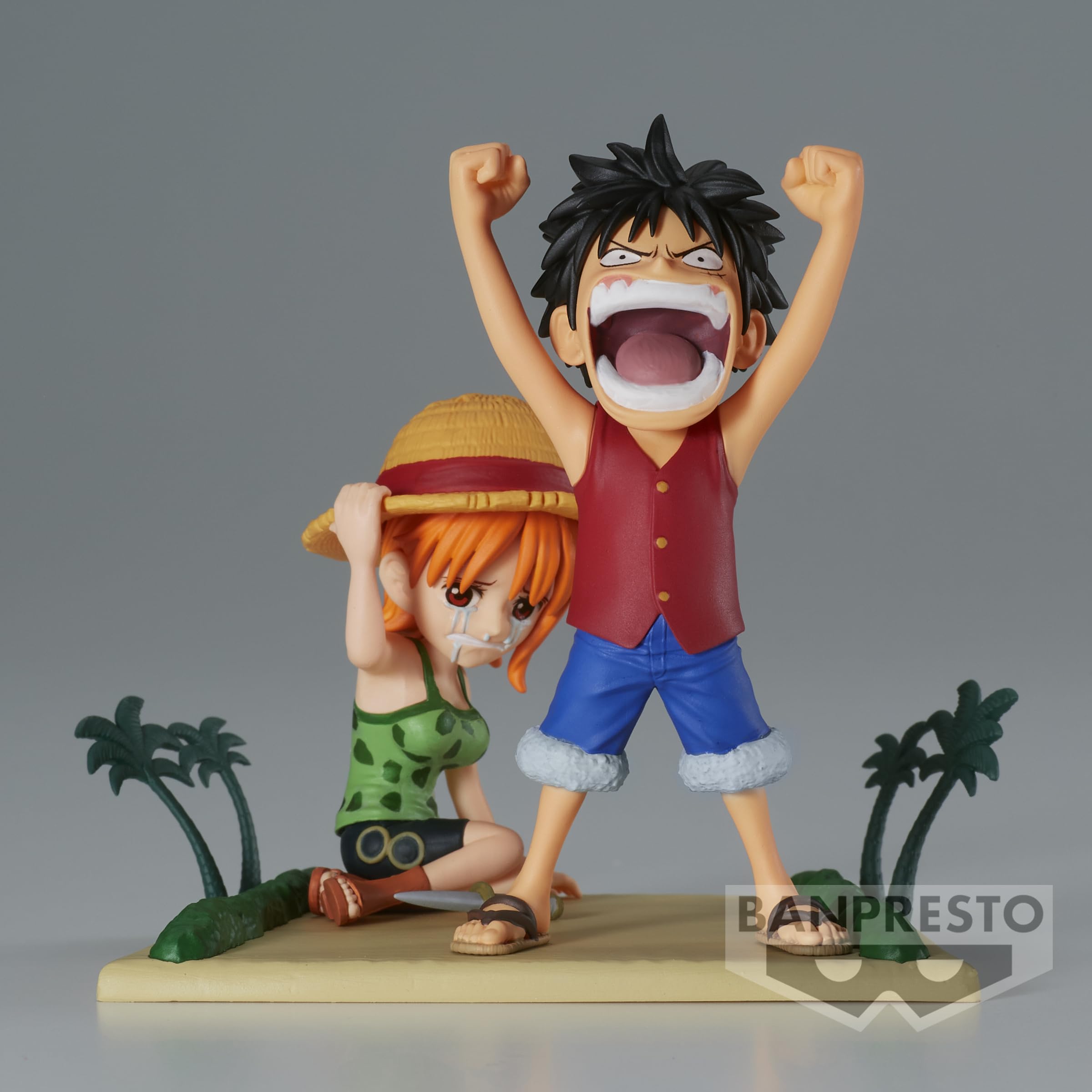 Luffy and Nami pose arm detail for dynamic display ideas.
