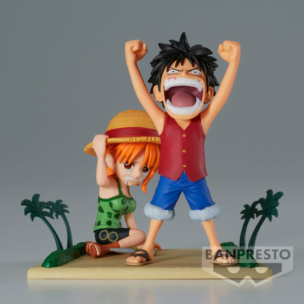 Luffy and Nami pose arm detail for dynamic display ideas.