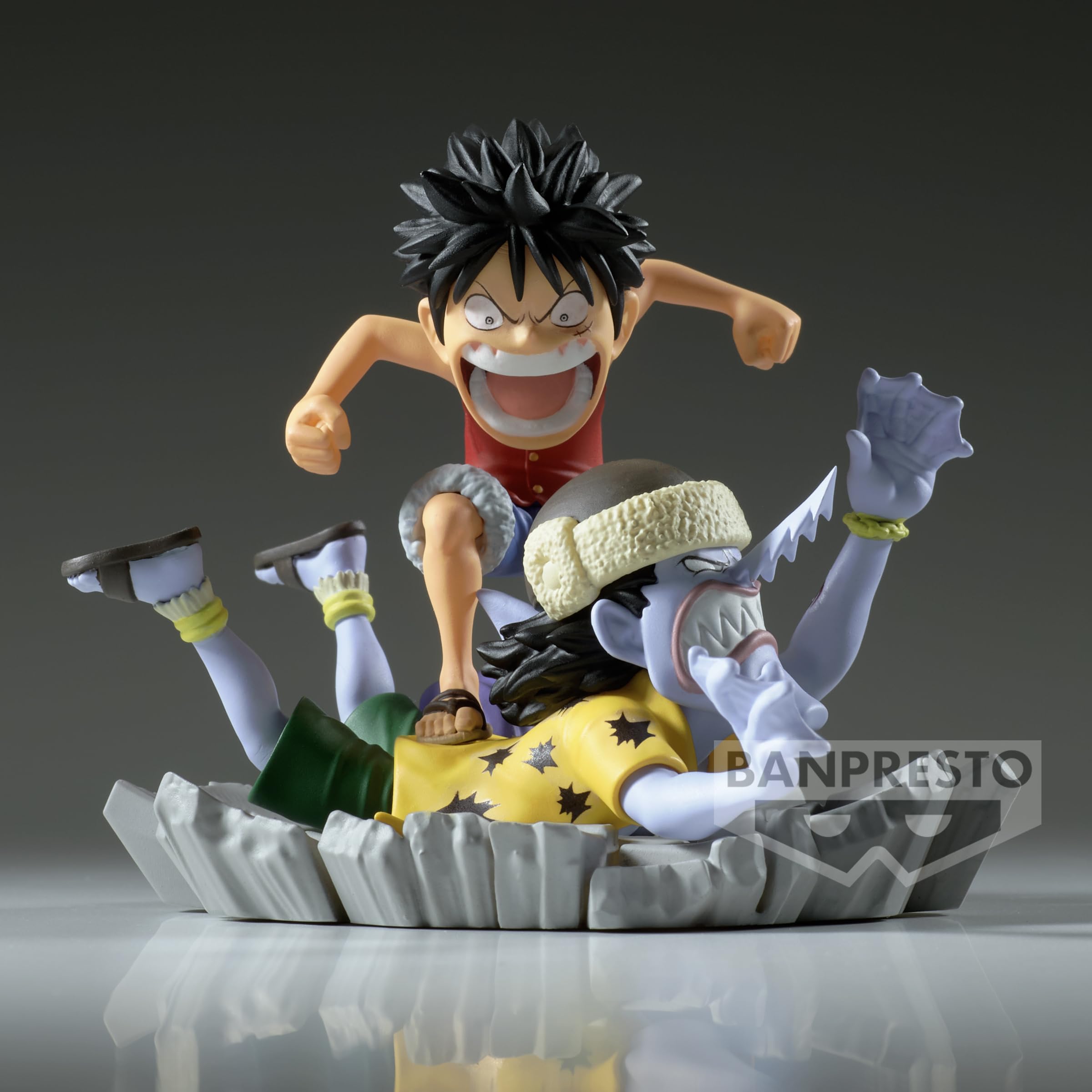 Banpresto Luffy Arlong figure set ideal for display and collection