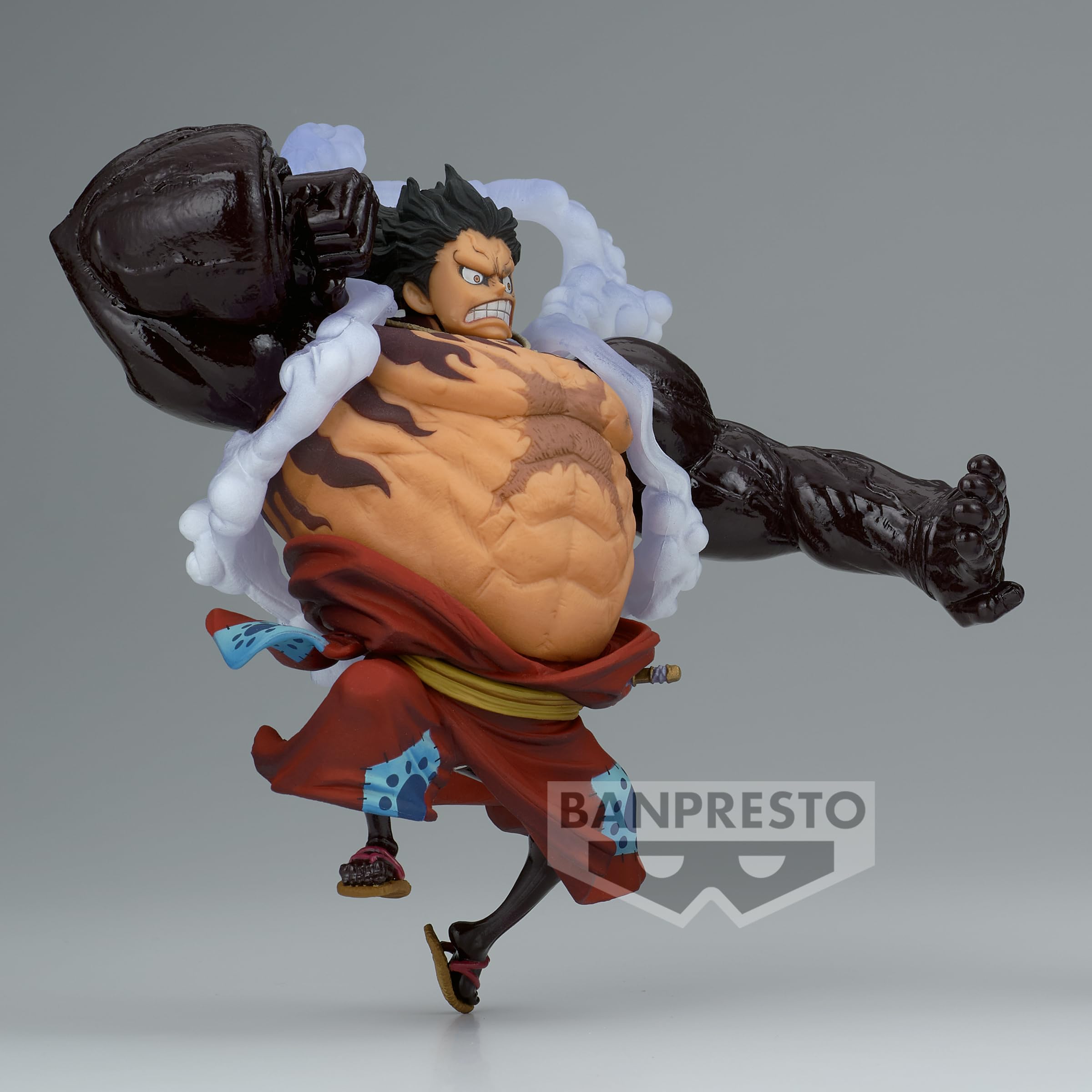 Banpresto One Piece Monkey D. Luffy Special ver. A side view reveals textures.