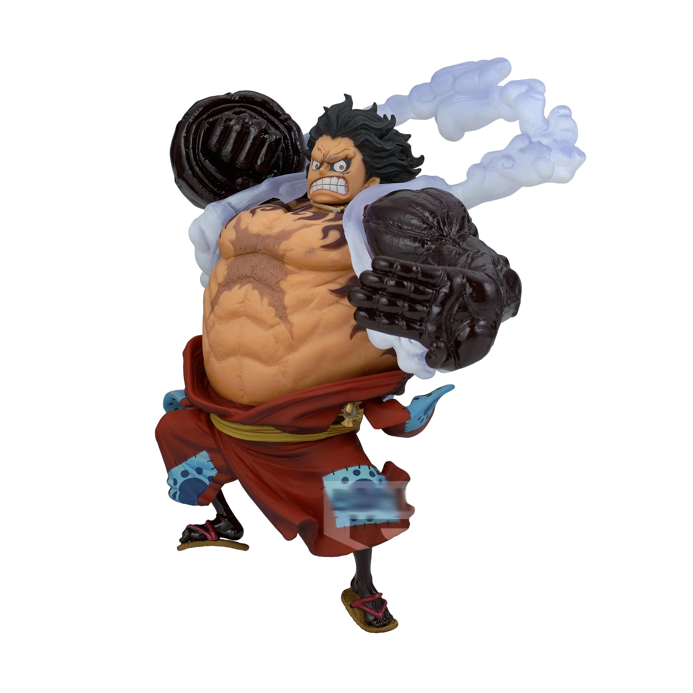 Banpresto One Piece Monkey D. Luffy Special ver. A figure on stand enhances display presence.