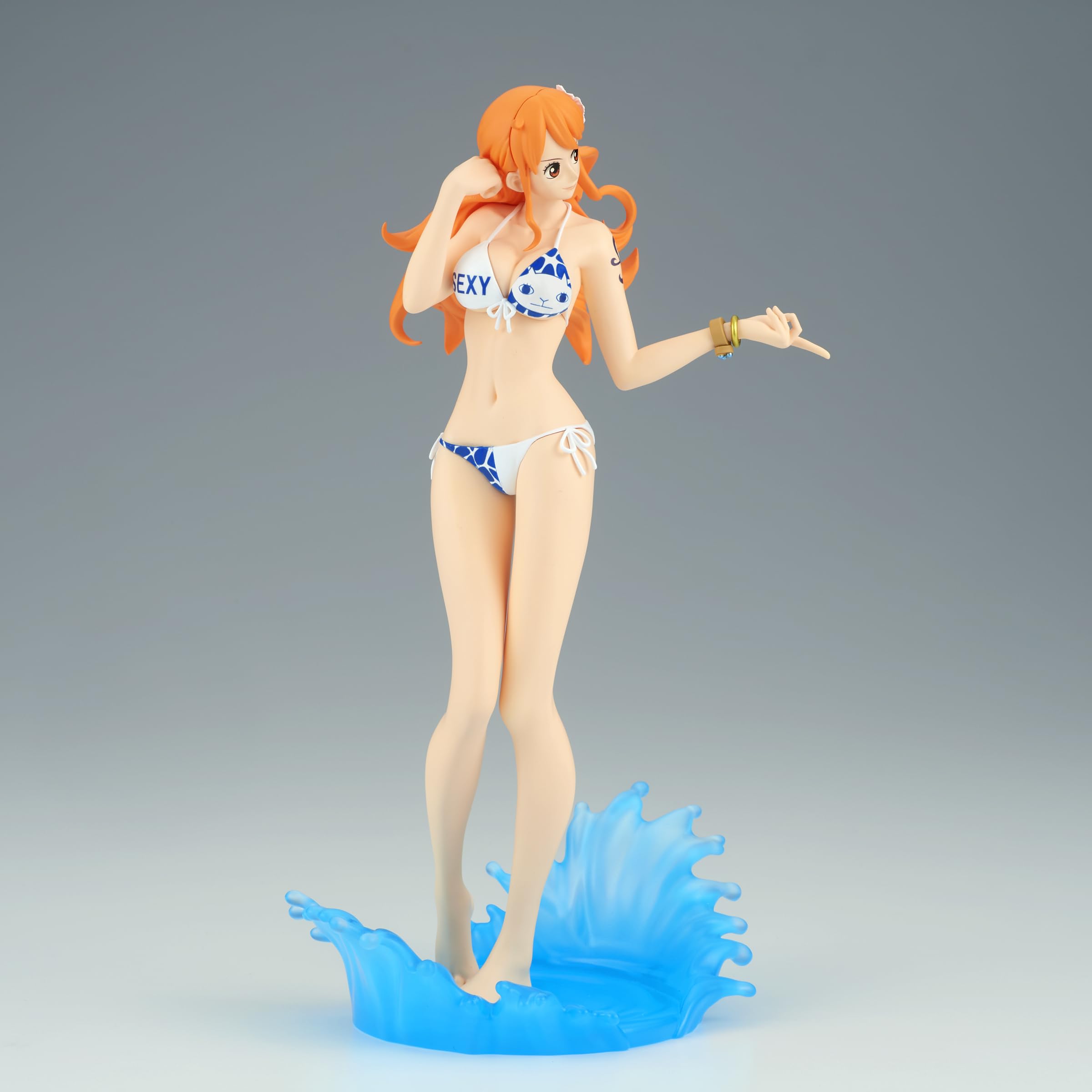 Banpresto Nami Splash Style face close-up shows detailed coloring