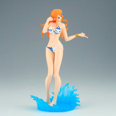 Banpresto Nami Splash Style face close-up shows detailed coloring