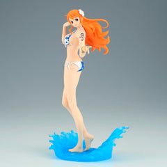 Banpresto Nami Splash Style figure back view adds depth to collection