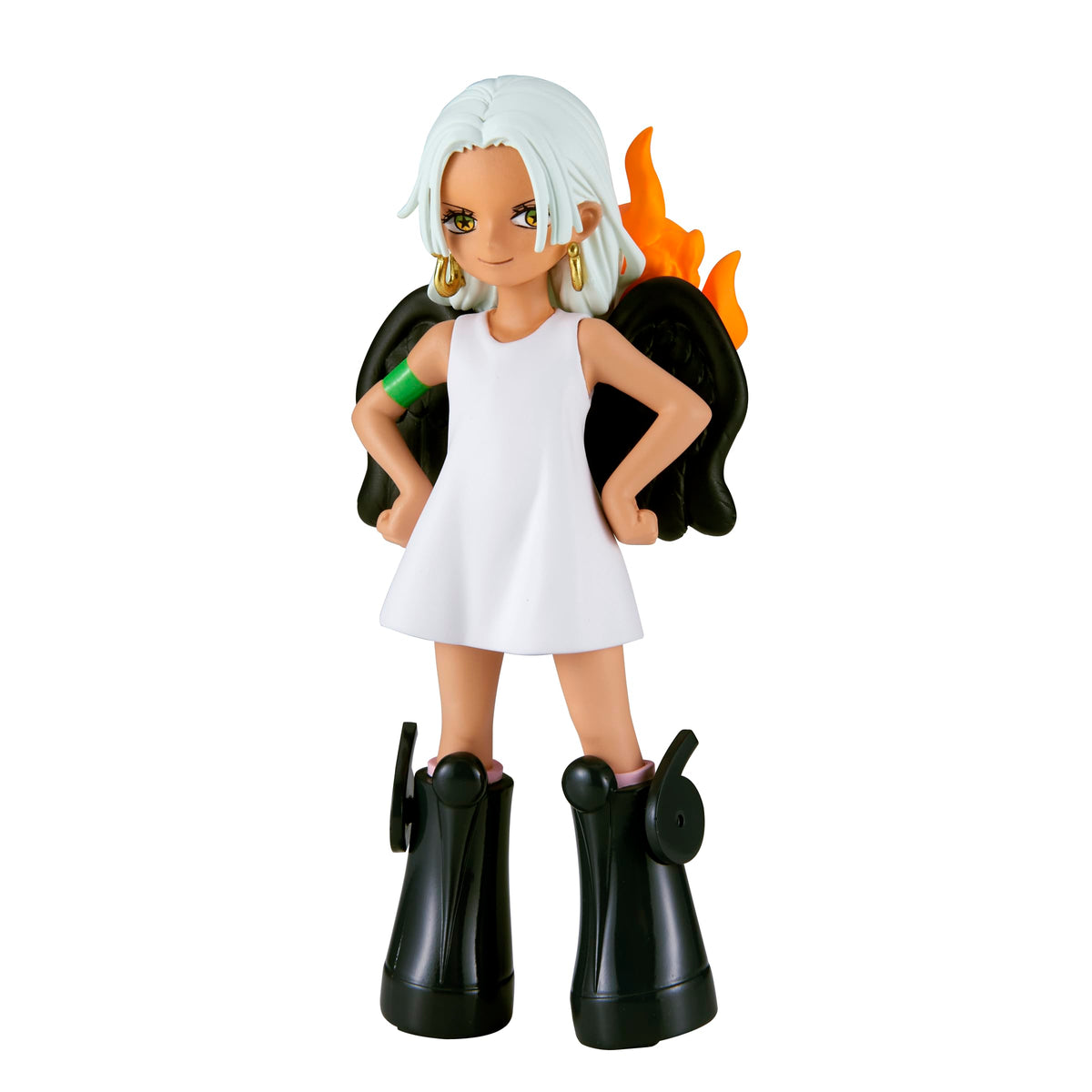 Banpresto S-Snake figure from One Piece in iconic pose, ideal for shelf display.