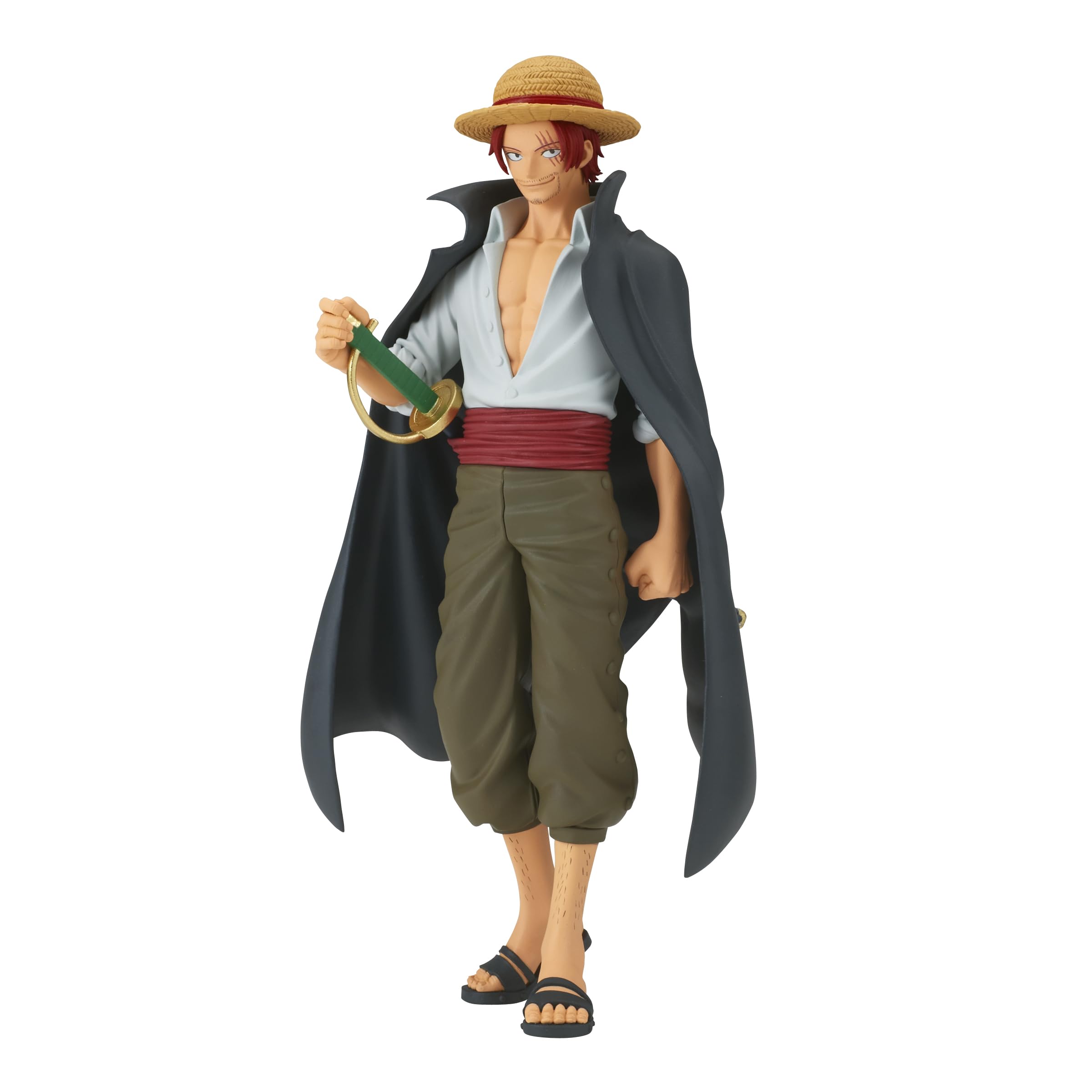 Banpresto Shanks DXF Grandline Series figure on display shelf.