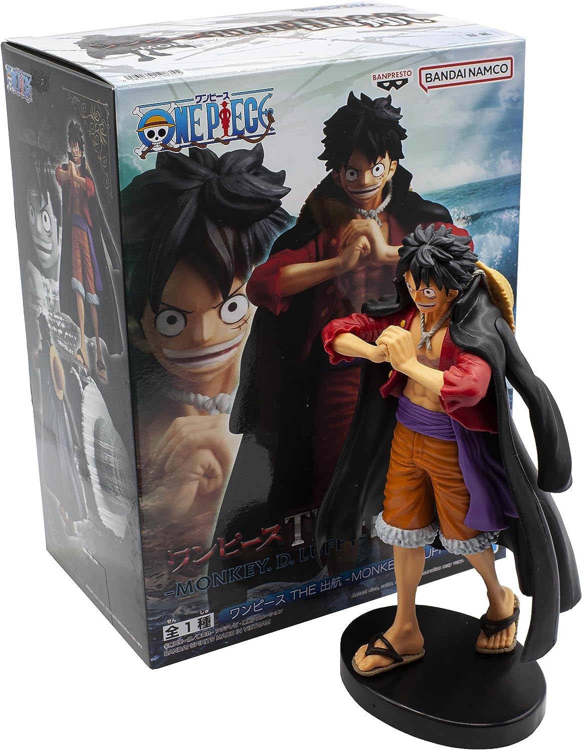 Banpresto Luffy statue from The Shukko line adds character to any fan space.