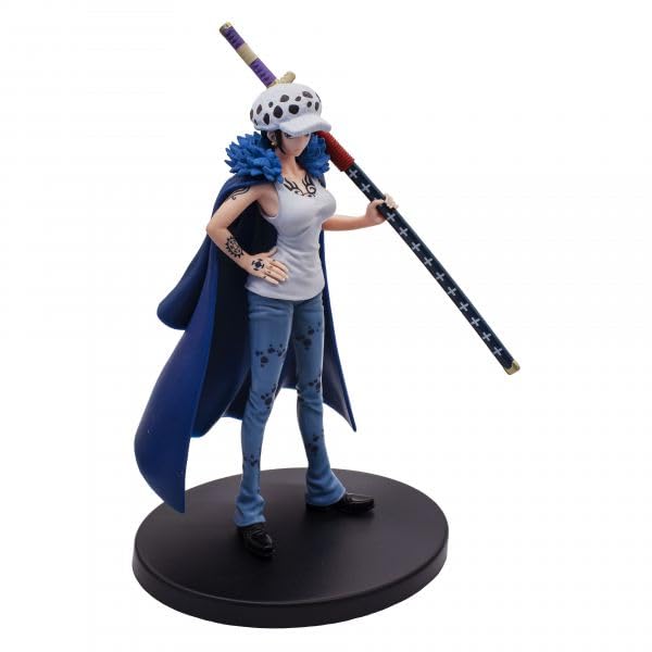 Banpresto Trafalgar Law Change ver box image highlights official packaging authenticity