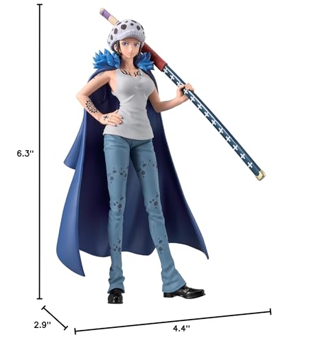 Banpresto Trafalgar Law Change ver display shot perfect for shelf setups