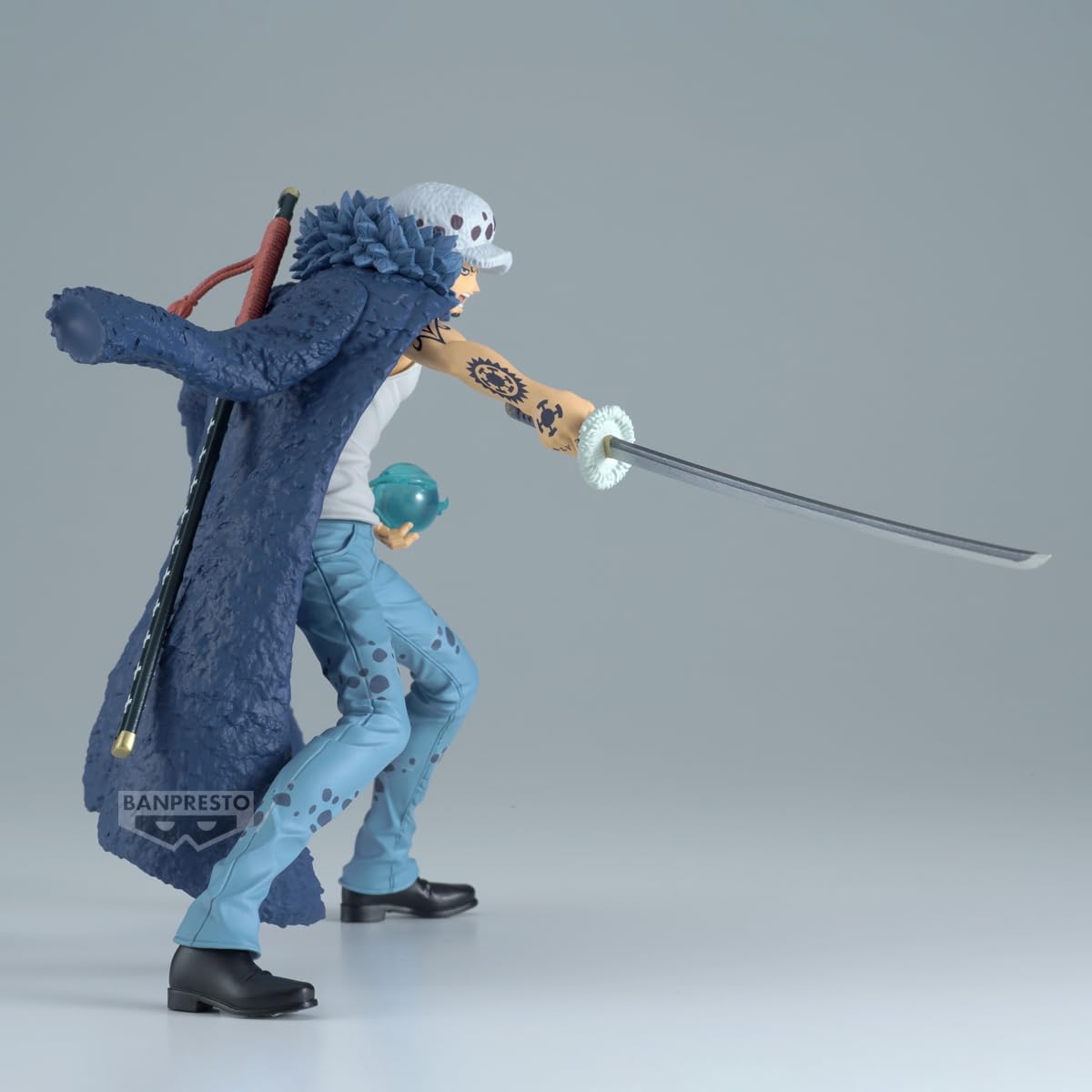Banpresto One Piece Trafalgar Law II Battle Record figure—dynamic pose captures action-ready vibe.
