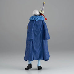 Banpresto Trafalgar Law Wanokuni packaging signifies official licensing for collectors.
