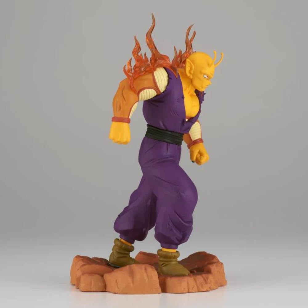 Banpresto Orange Piccolo History Box Vol.7, stand connection for secure setup.