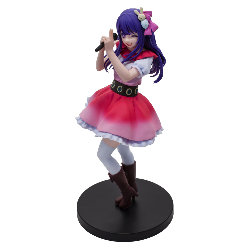Banpresto Oshi no Ko Ai figure pose detail captures dynamic action pose.