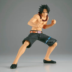 Banpresto Portgas D Ace Battle Record iconic pose captures Ace's dynamic stance.