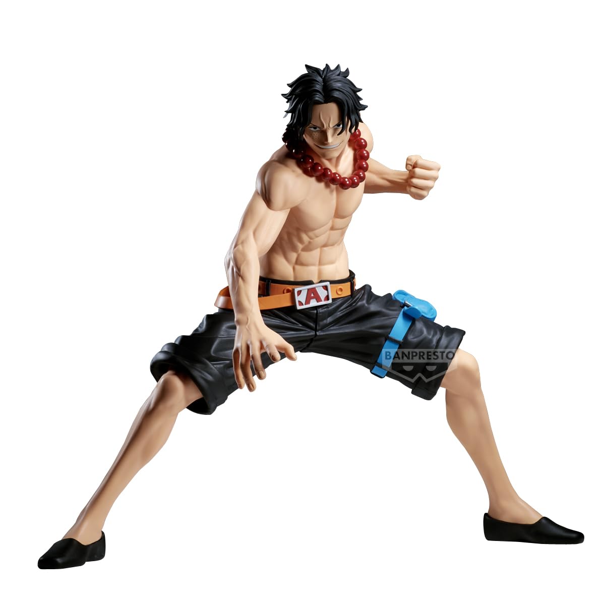 Banpresto Portgas D. Ace Grandista figure in iconic pose for display.
