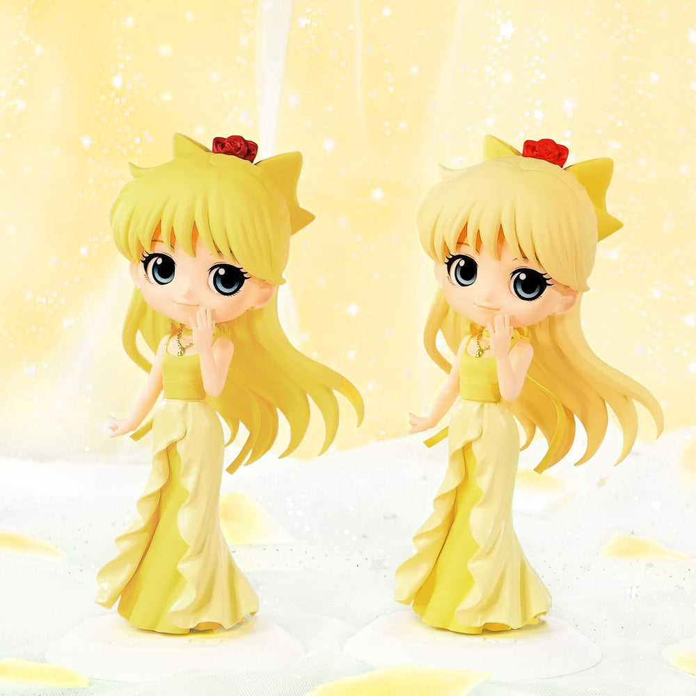Banpresto Sailor Venus Q Posket Ver-B figure with expressive eyes.