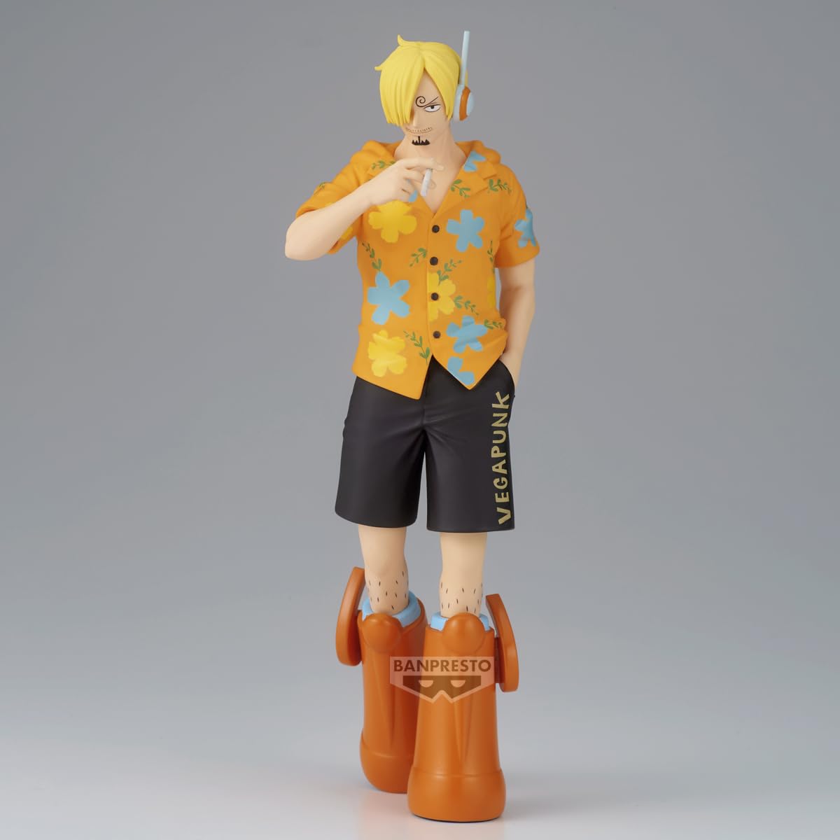 Banpresto Sanji Egghead Shukko figure close-up highlights intricate sculpt.