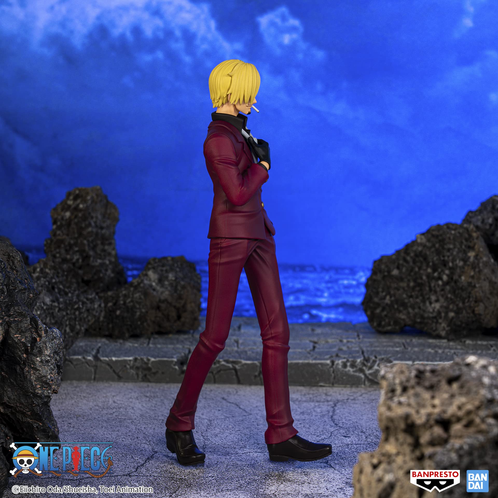 Banpresto Sanji Shukko label – official One Piece license and authenticity