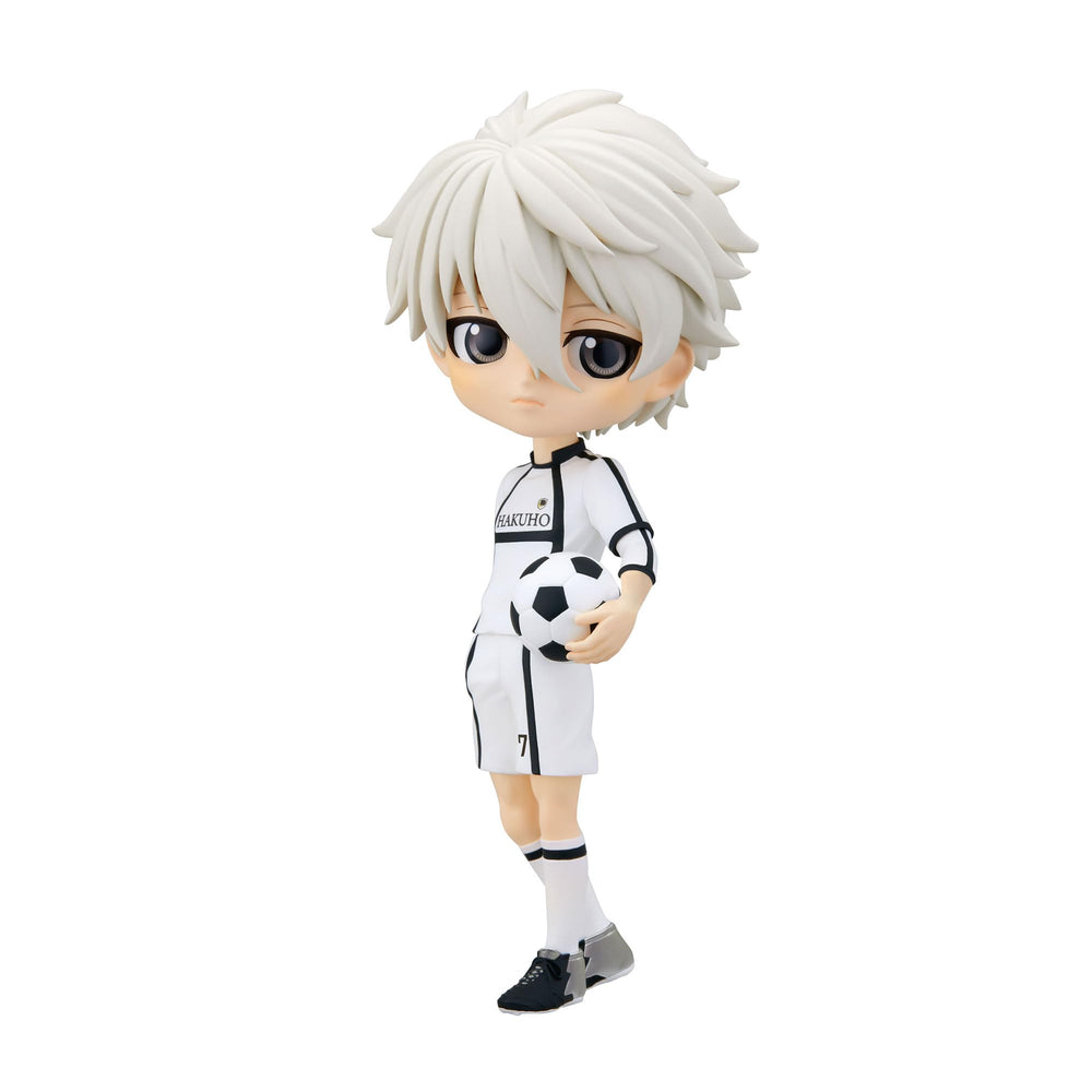 Banpresto Seishiro Nagi Q Posket figure with glossy eyes, ideal for display collections.