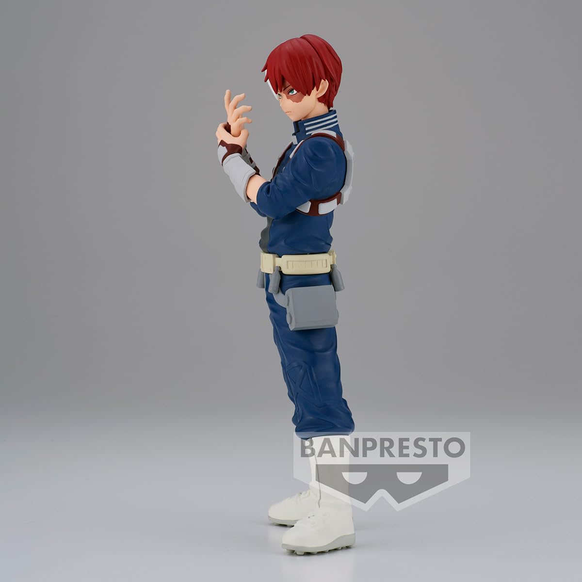 Banpresto Shoto Todoroki II display base provides stable support.