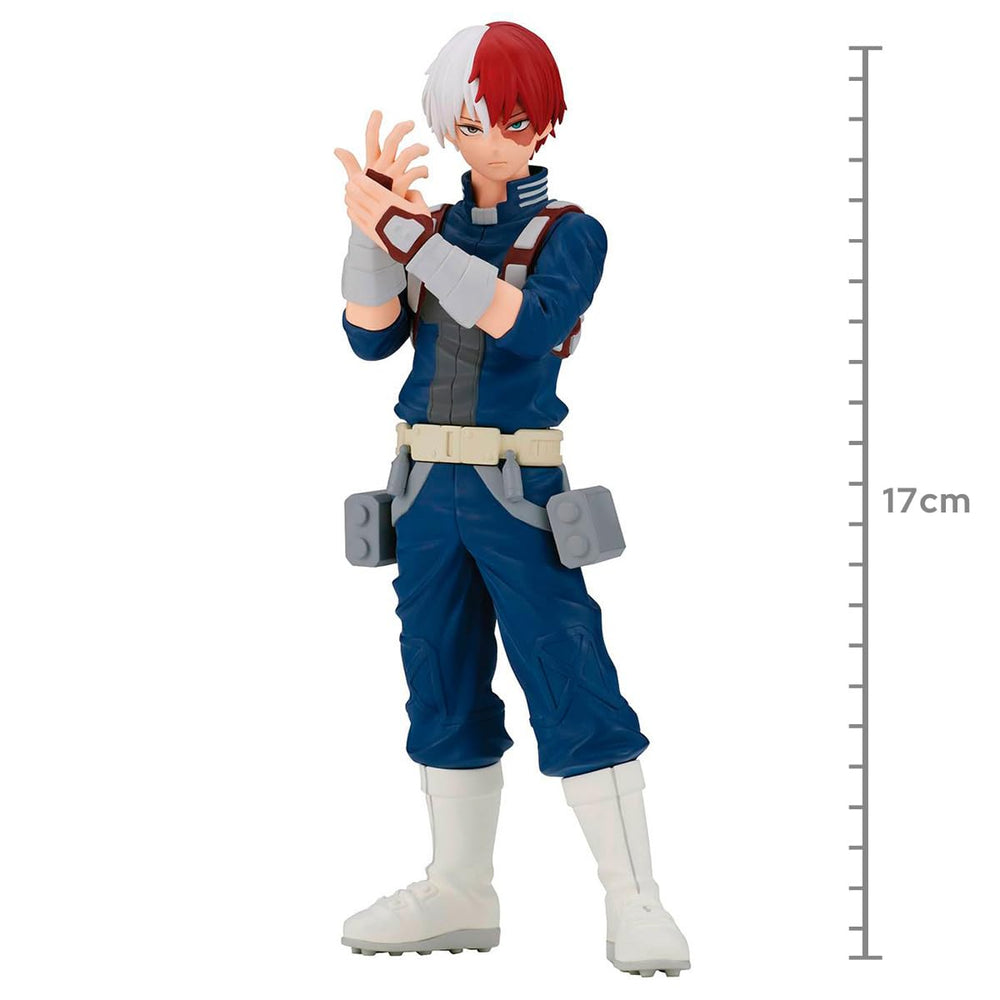 Banpresto Shoto Todoroki II ice and flame detail for vibrant viewing.