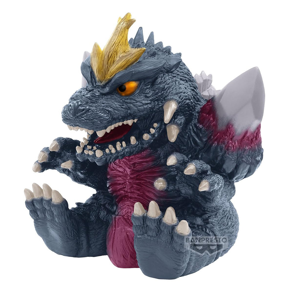 Banpresto SpaceGodzilla display-ready setup for shelves.